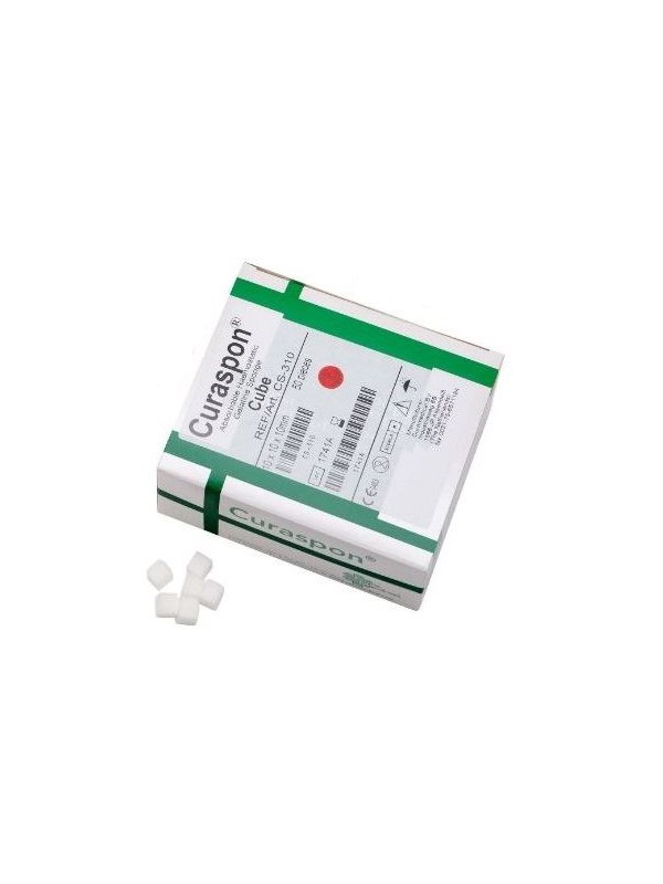 Curaspon Haemostatic gelatine-spons 10x10x10mm 50st
