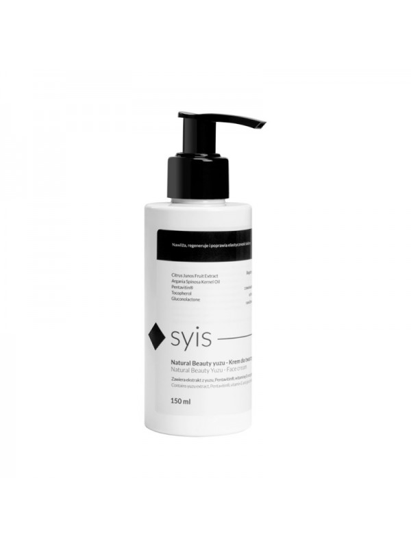 Syis Natural Beauty Yuzu Face Cream 150 ml