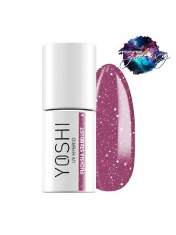 Yoshi Gelpolish - Touch the Galaxy - Fuchsia Stardust 524 - 6 ml
