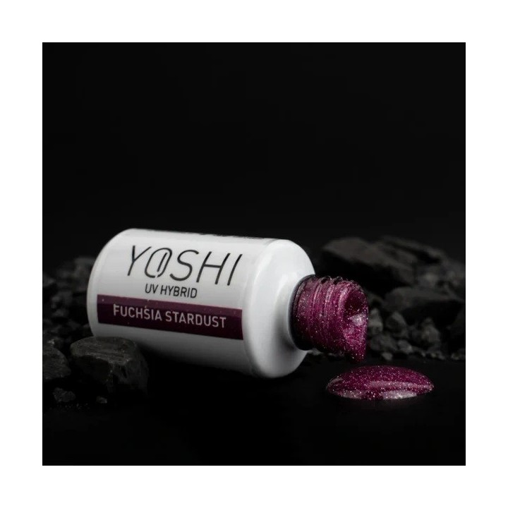 Yoshi Gelpolish Touch the Galaxy - Fuchsia Stardust 524 - 6 ml