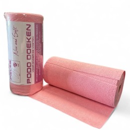 P CLINIC Wasbare Podo Doeken Extra Zacht Roze 50 st op rol