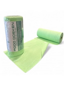 P CLINIC Wasbare Podo Doeken Extra Zacht Groen 50 st op rol