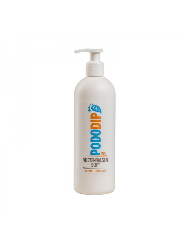 PODODIP Voetenbalsem Soft Honing & Yoghurt 500 ml