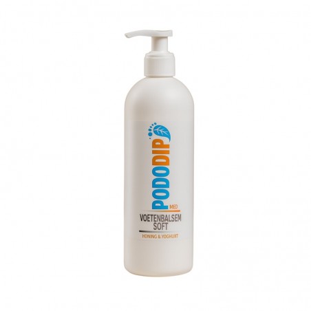 PODODIP Voetenbalsem Soft Honing & Yoghurt 500 ml