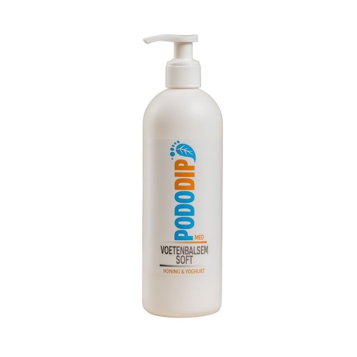 PODODIP Voetenbalsem Soft Honing & Yoghurt 500 ml