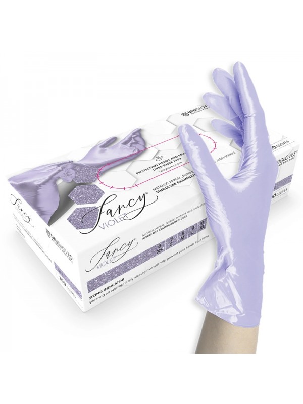 Unigloves Nitril Handschoenen Fancy Violet 100 St