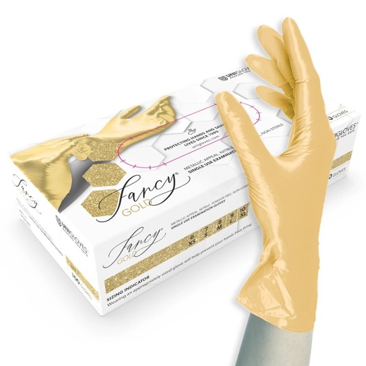 Unigloves Nitril Handschoenen Fancy Gold 100 St