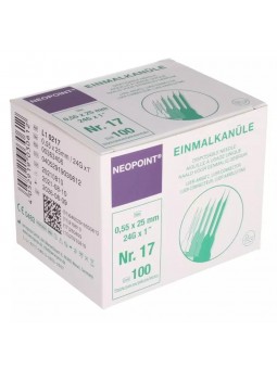 Neopoint naalden 24G 0.55 x 25 mm NR17 100 st