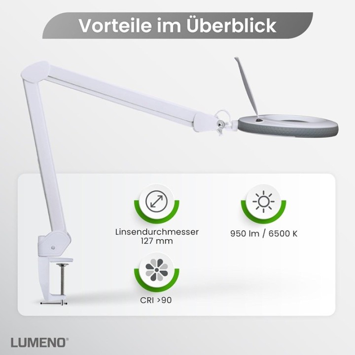 LED LOUPELAMP MET 96 LEDS 5 DIOPTRIE | Beautywaves