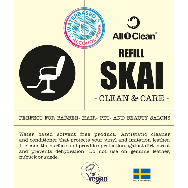 All1Clean SKAI Skaileder Behandelstoel Reiniger Clean & Care Vegan