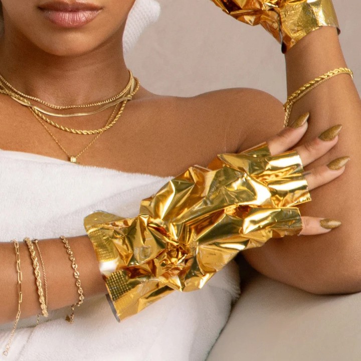 Voesh Collagen Gloves Imperial Gold