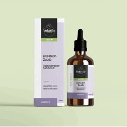 Hennepzaad koudgeperst Bio 100 ml glas