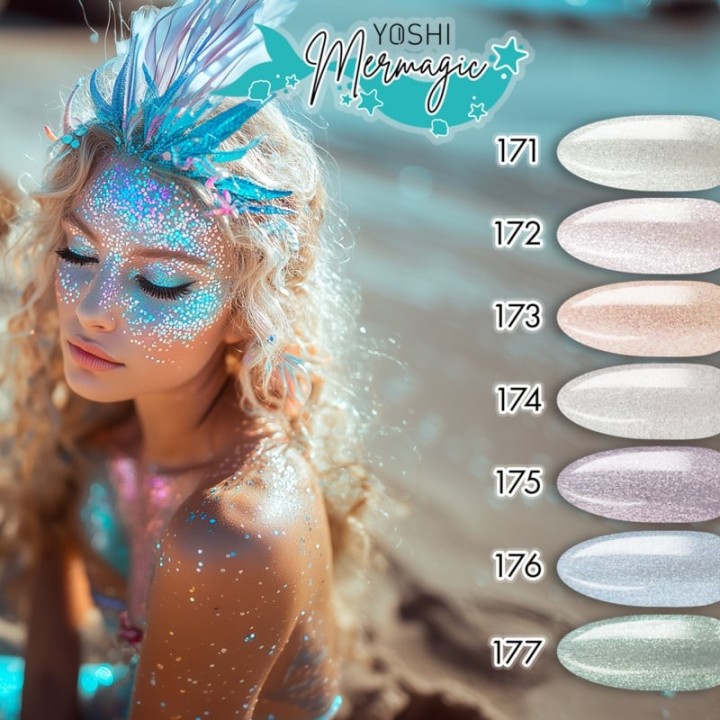 Yoshi Gelpolish – Mermagic 172 Nautiglow 6 ml