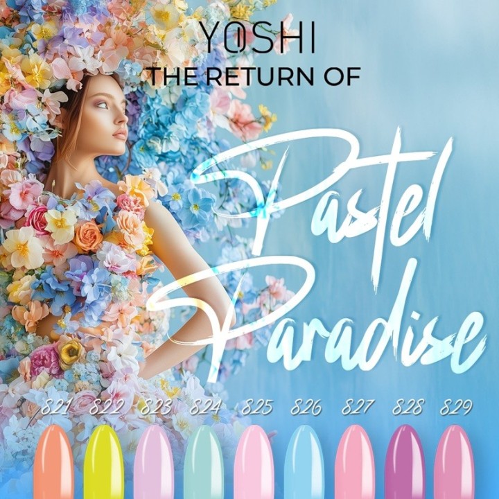 Yoshi Gelpolish Pastel Paradise – Lemon Sorbet – 822 - 6 ml