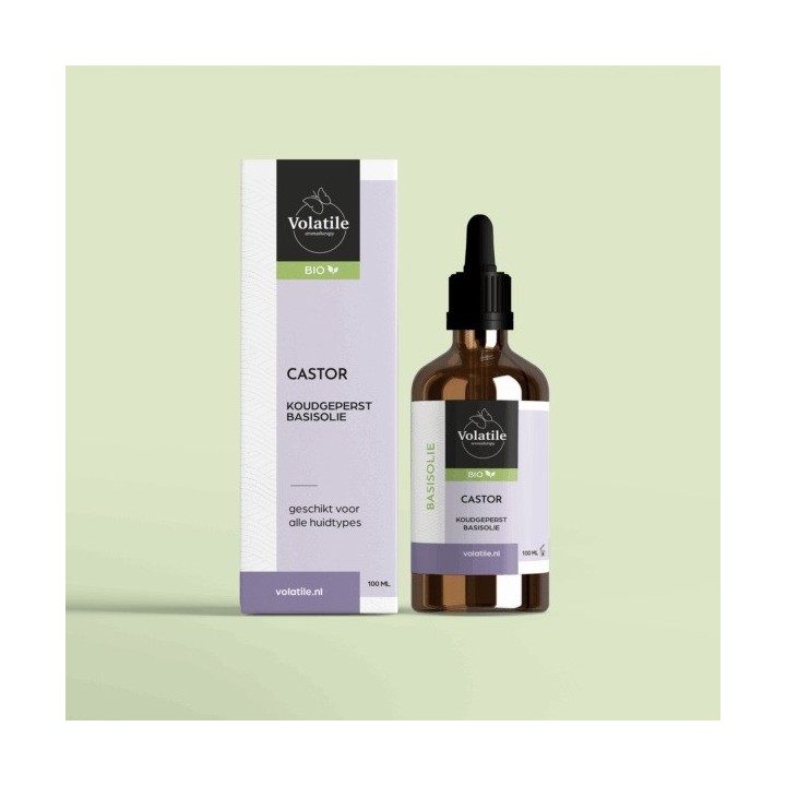 Volatile Castor olie Bio 100 ml in glas