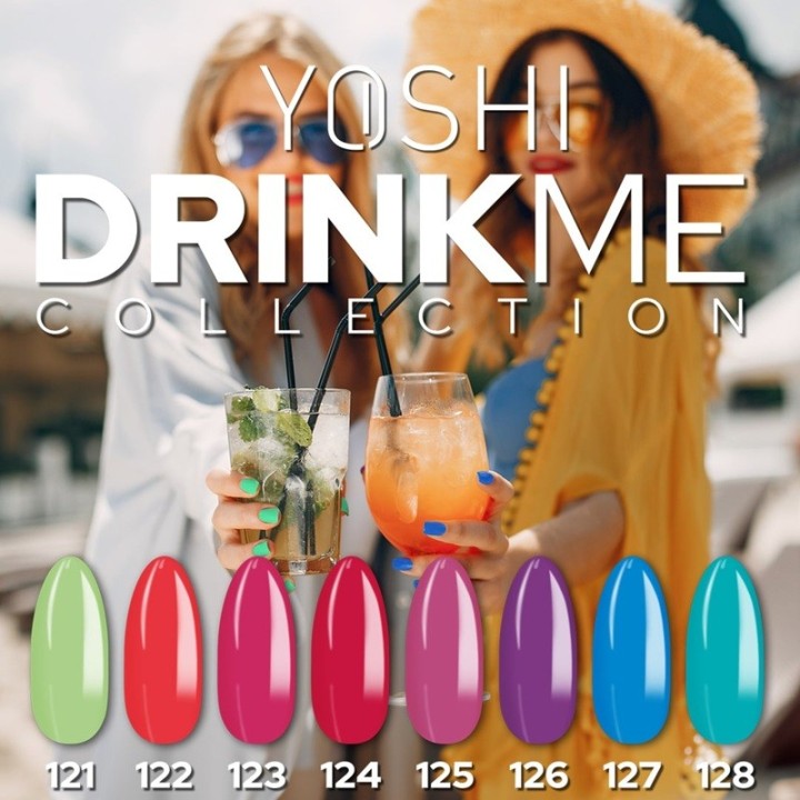 Yoshi Gelpolish Drink Me – Blue Nut 128 - 6 ml