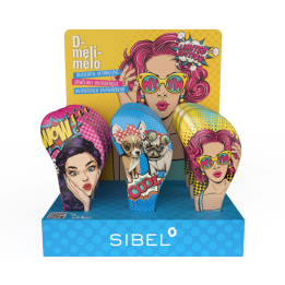 SIBEL D-Méli-Mélo Borstels PopArt SS26 Display 12pcs Ltd