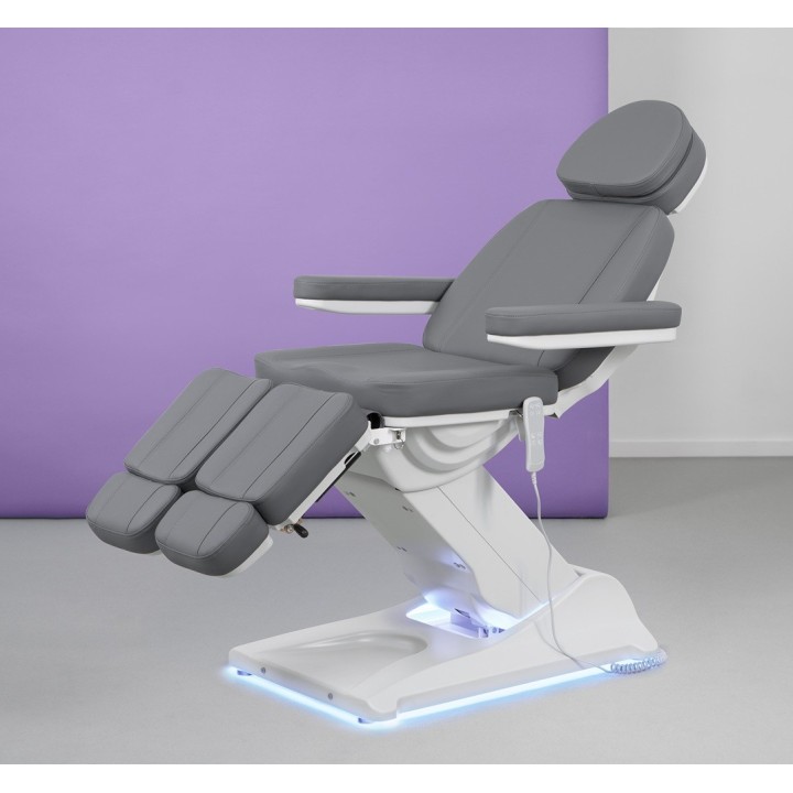 Pedicure Behandelstoel Weelko Solstice Grijs 3 motoren