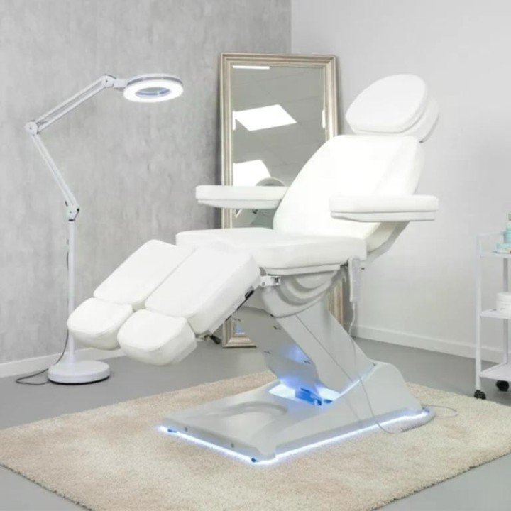 Pedicure Behandelstoel Weelko Solstice Wit 3 motoren