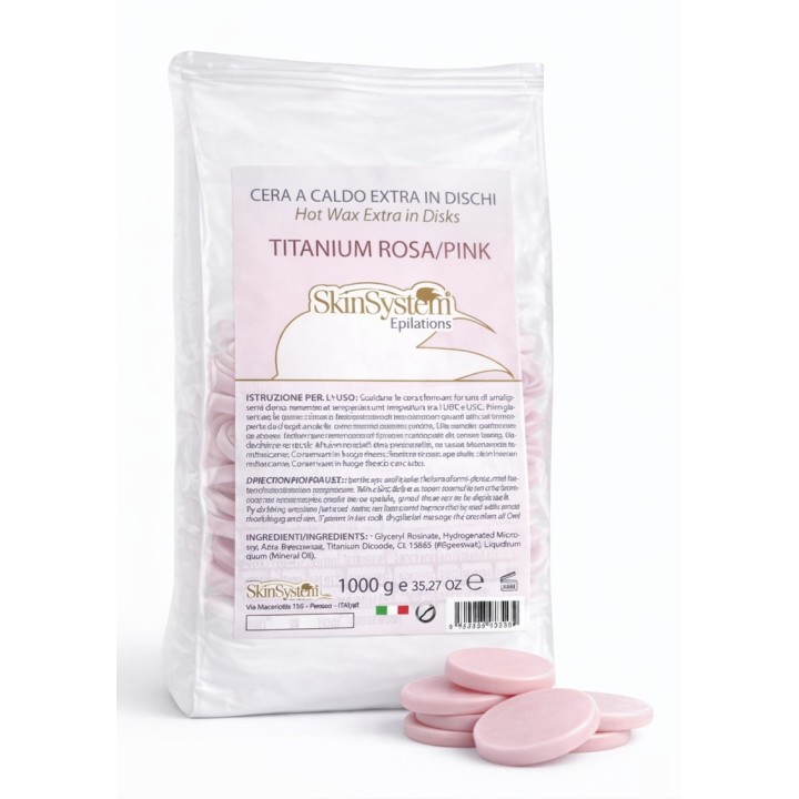 Harsschijven Rosa Titanium Pink Skinsystem  1 KG