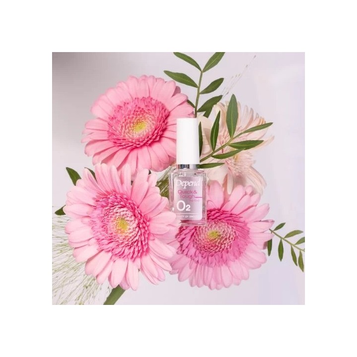 Depend O2 Quick & Tough Top Coat 11 ML