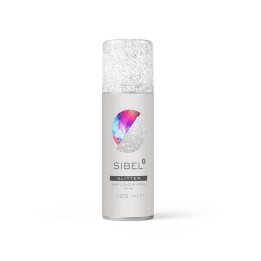 SIBEL Glitter Hair Colour Spray Silver 125ml