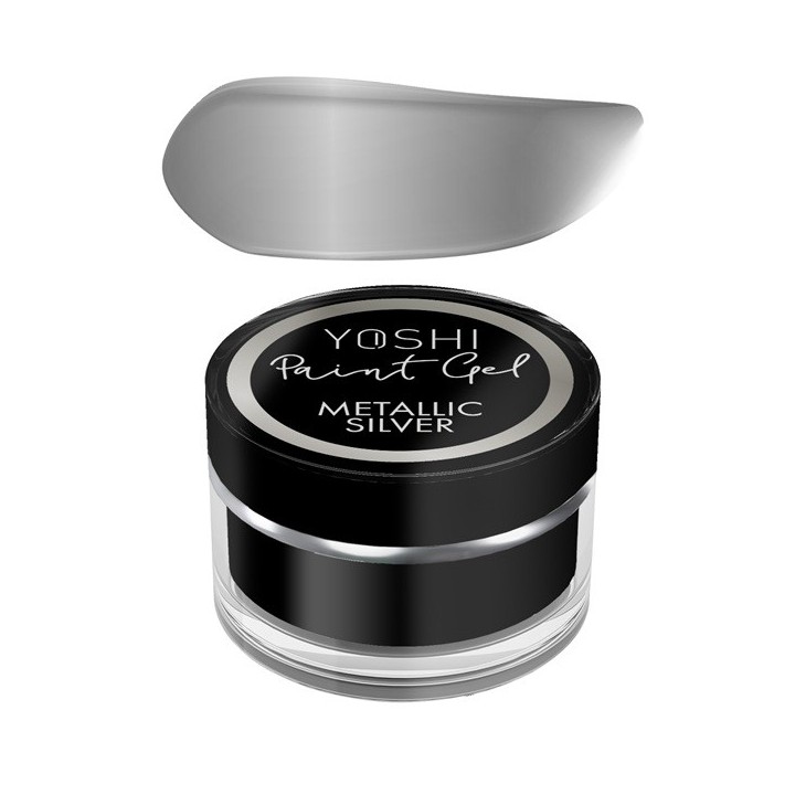 Yoshi paint gel Metallic Silver 5ml