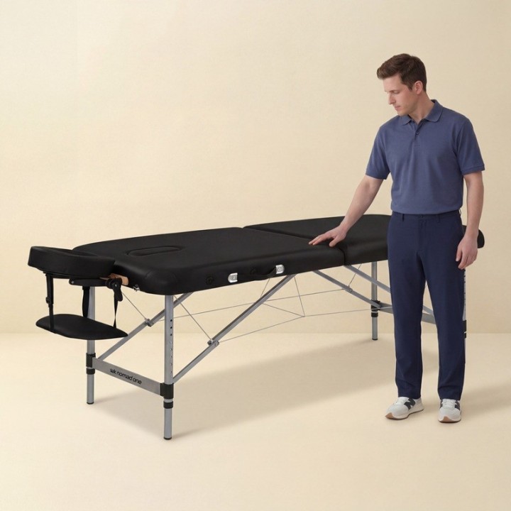 Weelko Massagetafel Inklapbaar Nomad One Black