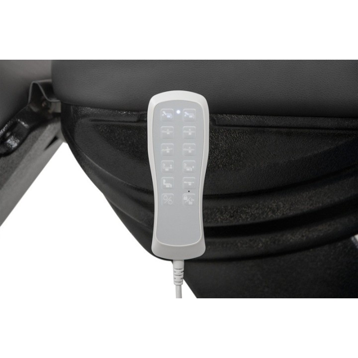 Behandelstoel Weelko Oasis zwart 4 motoren + LED