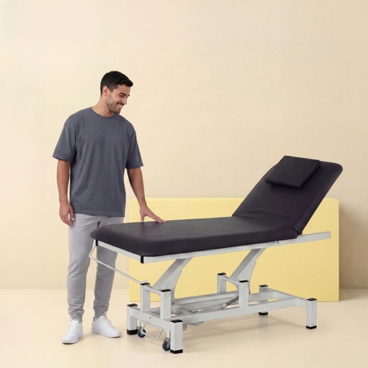 Massagetafel Weelko Vital Black  1 motor