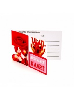 Afspraakkaartjes Roses 48 stuks