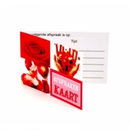 Afspraakkaartjes Roses 48 stuks