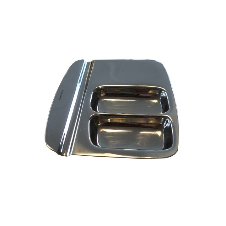 Wimperverf mengschaaltje RVS