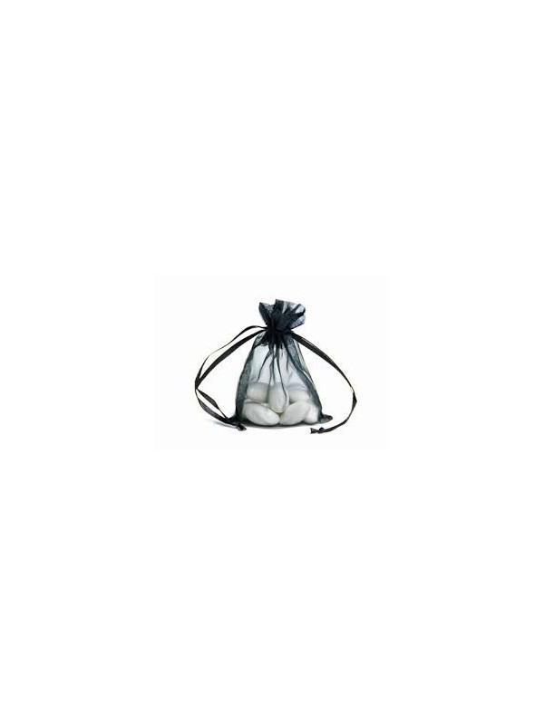 organza zakje zwart