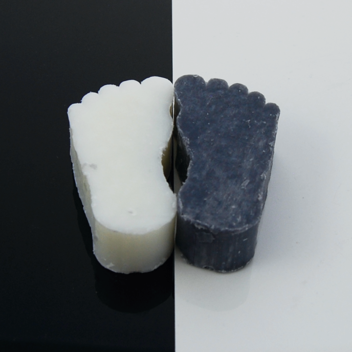 Zeep voetjes in pot 50 stuks