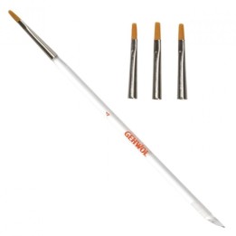 Gel penseel nr 6 met 10 verwisselbare kwastjes