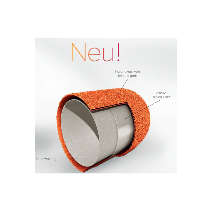 Slijpkap Podo rond 5 mm korrel 80 zakje 10 st