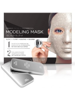 Voesh Facial Modeling Mask Silver Glow