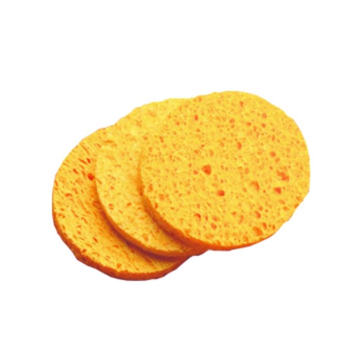 Cosmetische cellulose masker spons 12 stuks