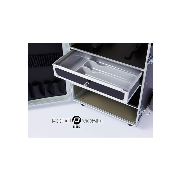 PodoMobile Maxi Pedicure Trolley Brush Black