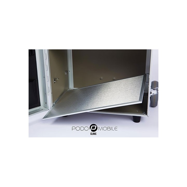 PodoMobile Maxi Pedicure Trolley Brush Silver