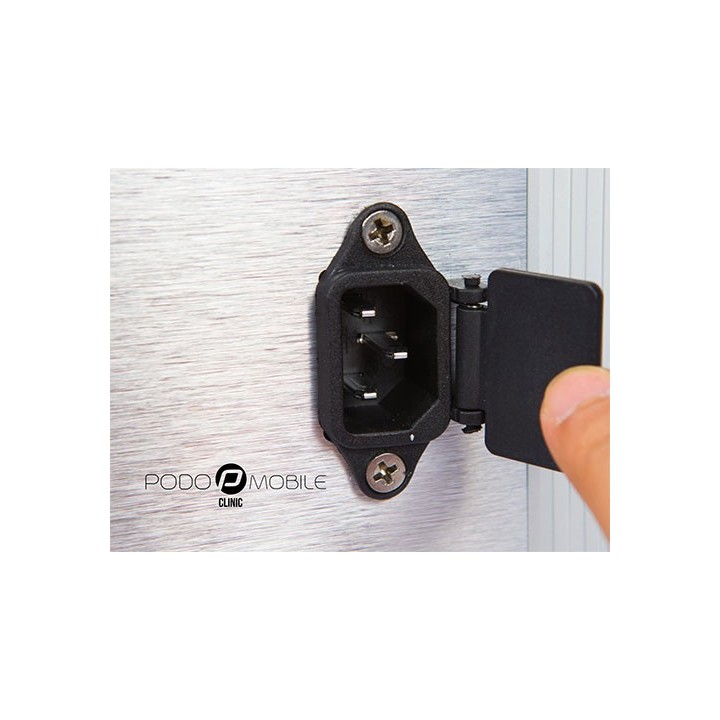 PodoMobile Maxi Pedicure Trolley Brush Silver