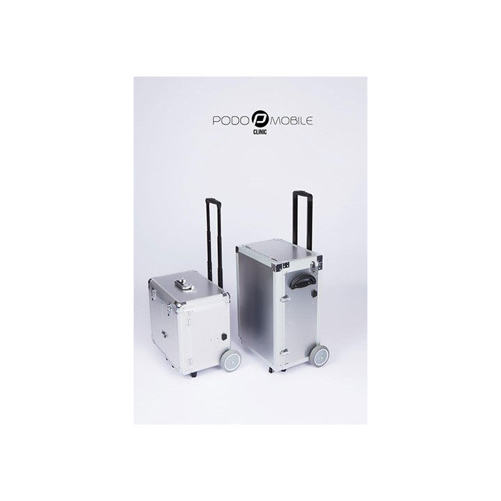 PodoMobile Maxi Pedicure Trolley Brush Silver