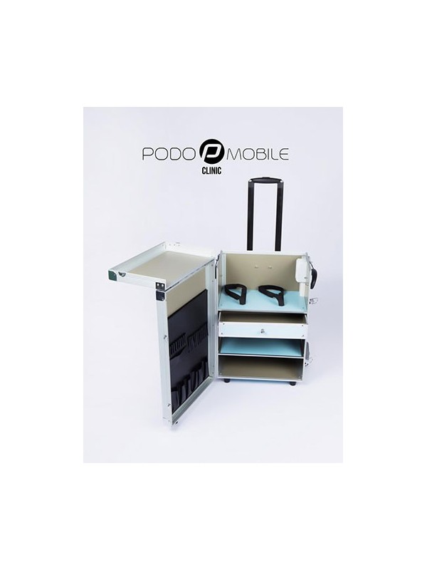 PodoMobile Maxi Pedicure Trolley Grey Blue