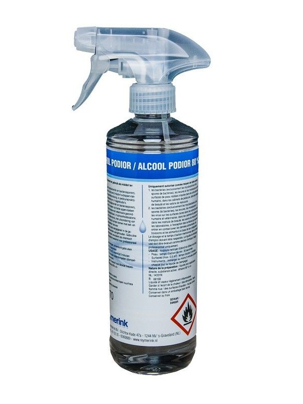 Alcohol Podior 80% - Spray Trigger 500 ML
