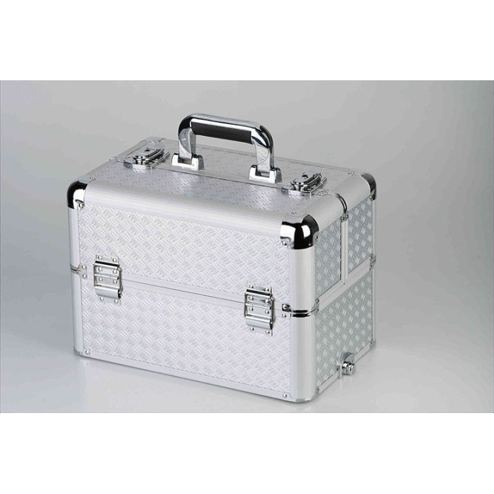 PROFESSIONELE BEAUTY TROLLEY 2 IN 1 ZILVER SIBEL