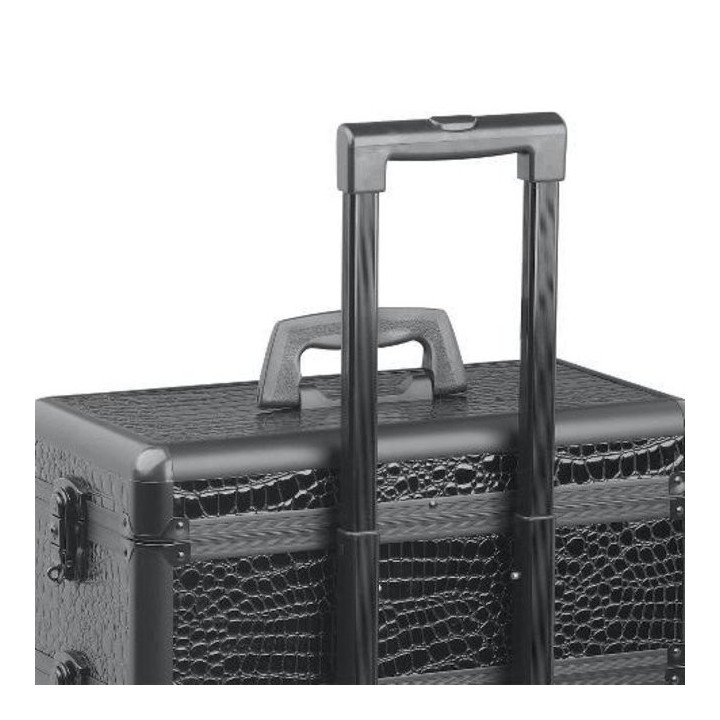 CROCO ALU TROLLEY MET 3 OPBERGNIVEAUS SIBEL