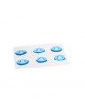 Blauwe Siliconen Likdoorn Geldots per 6st