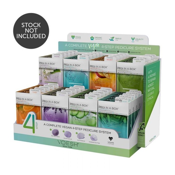 Voesh Pedi 4 step Counter Top display leeg