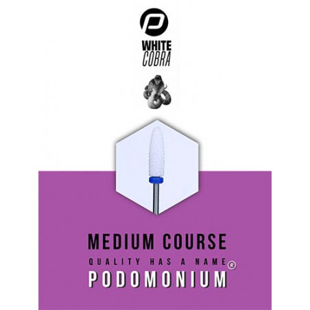 Podomonium Keramische Frees White Cobra Medium Course